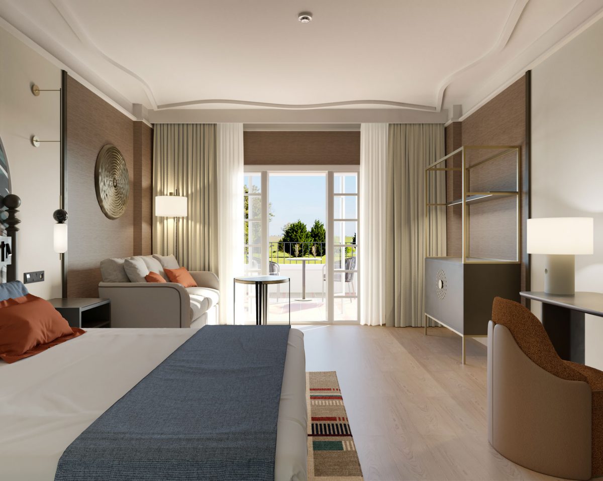 Enjoy superior comfort in your bedroom at La Manga Principe Felipe Hotel, Spain