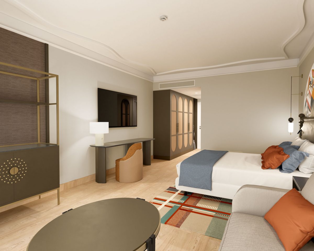 Plenty of space in your bedroom at La Manga Principe Felipe Hotel, Spain