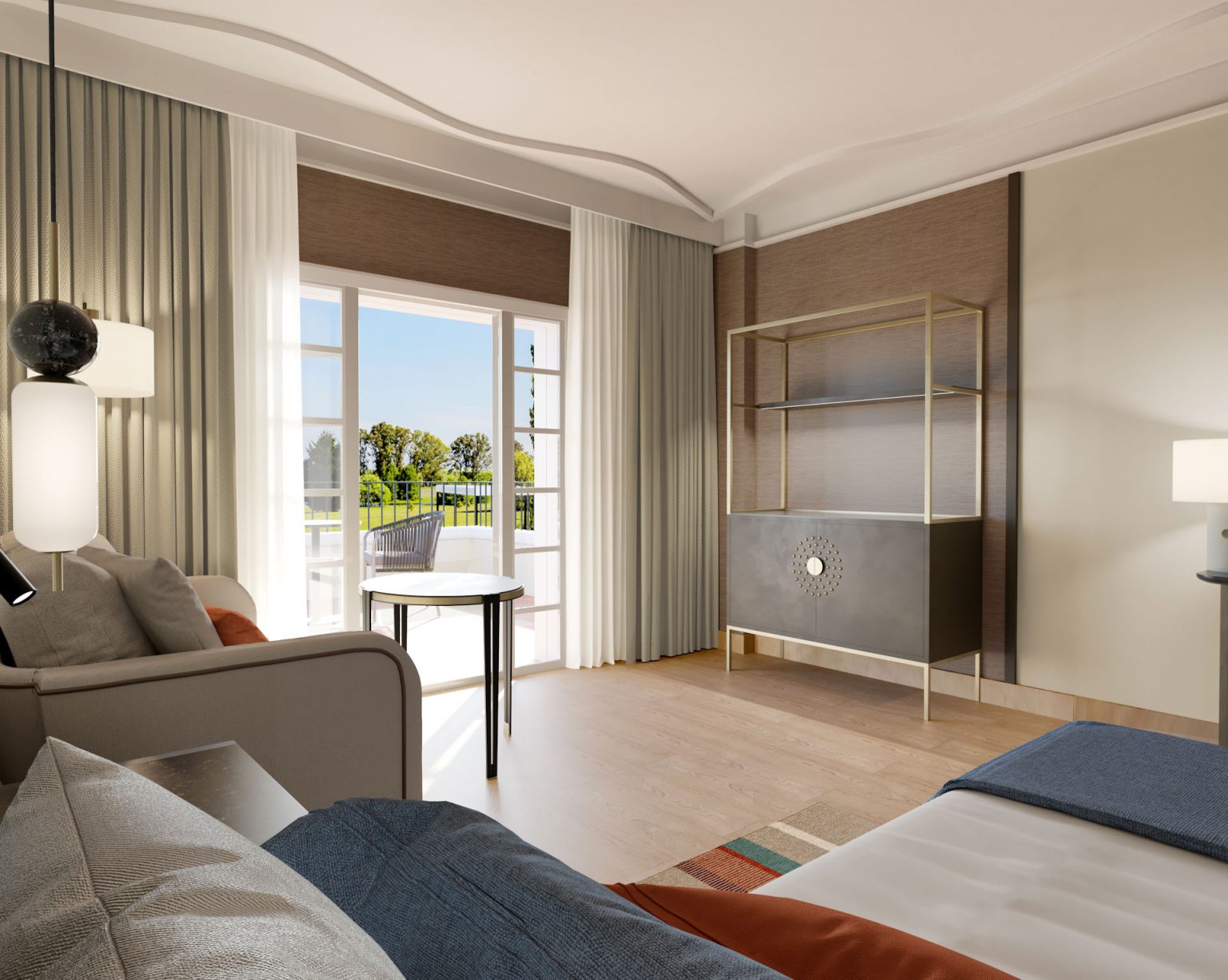 Beautiful views from your bedroom at La Manga Principe Felipe Hotel, Spain