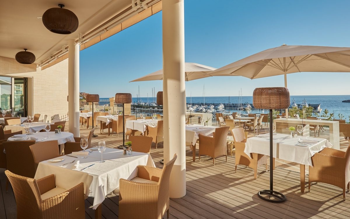 Dine on the terrace at Pure Salt Port Adriano Calvia