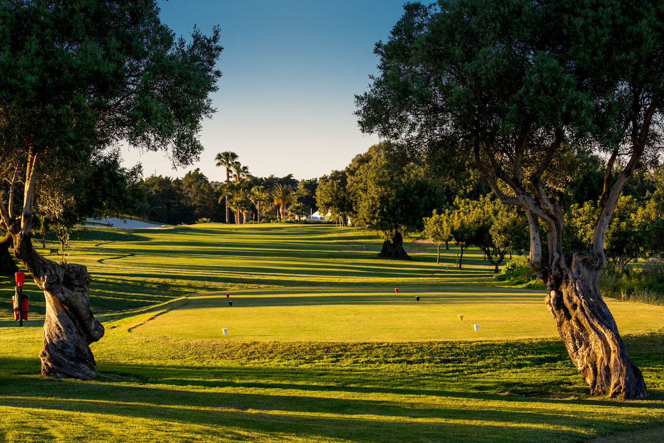 The ninth tee at Quinta da Ria Golf course, Tavira, Algarve, Portugal