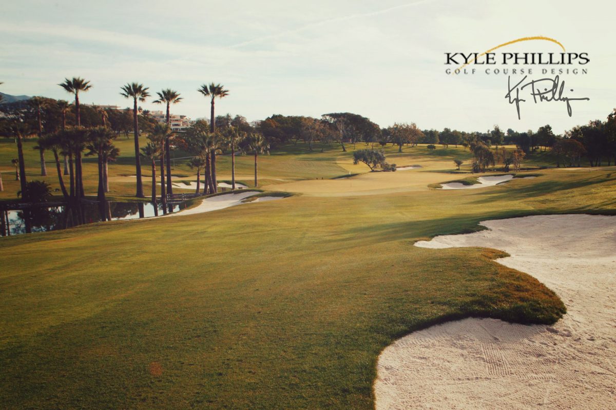 The stunning Kyle Phillips design at Real Club de Golf las Brisas, Marbella, Costa del Sol, Spain
