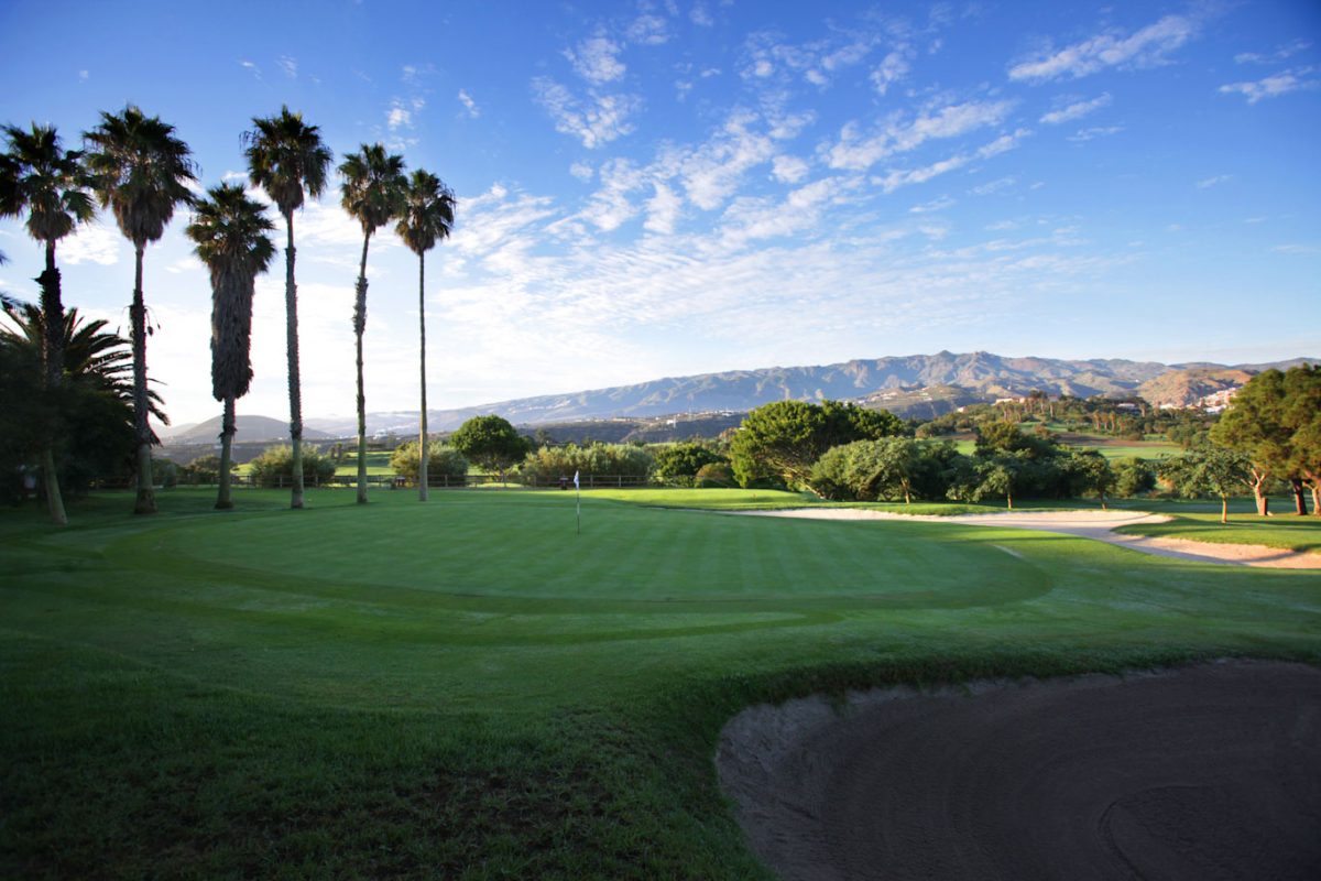 Mountain backdrop at Real Las Palmas Golf Club