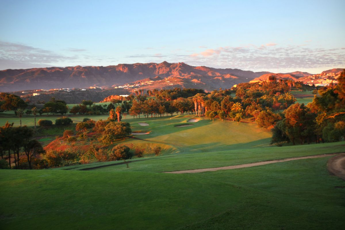 Sunset over Real Las Palmas Golf Club