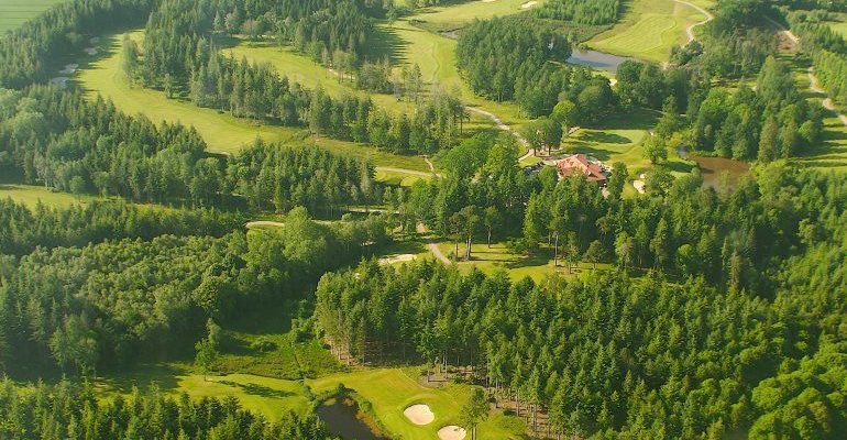 The fourth hole at Remedy Oak Golf Course, Dorset, England