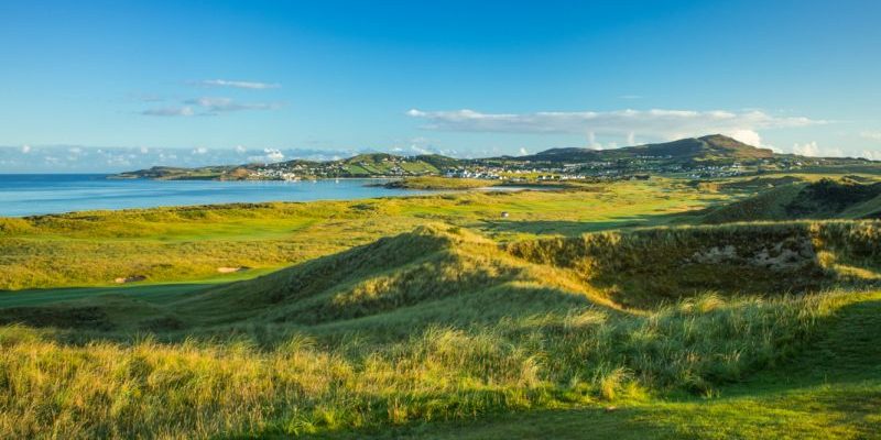 The second hole at Rosapenna Golf Club, Northern Ireland