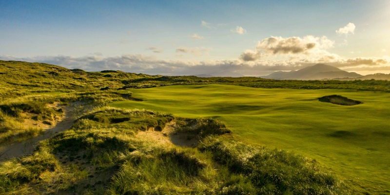 The fifth hole at Rosapenna Golf Course, Northern Ireland