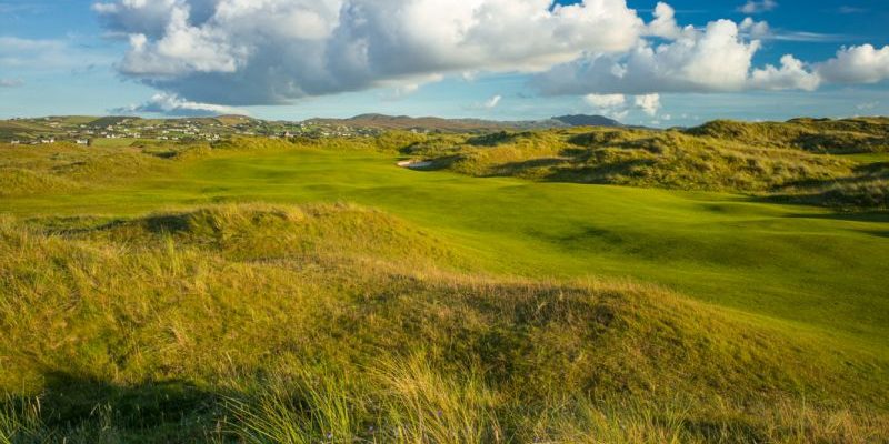 The sixth hole at Rosapenna Golf Course, Northern Ireland