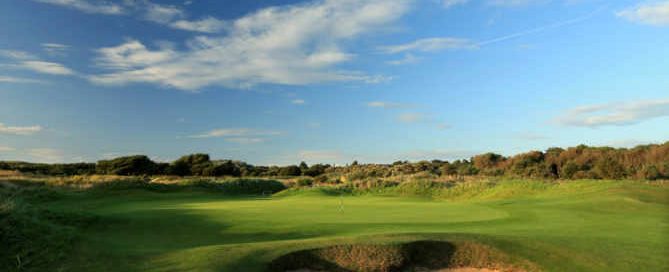 Approach to the green at Royal Birkdale Golf Club, England