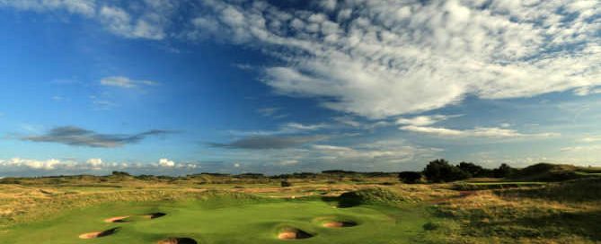 Over view of Royal Birkdale Golf Course, England