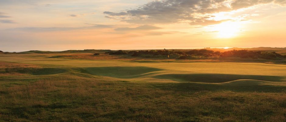 The sixth hole at Royal Porthcawl Golf Club, Wales