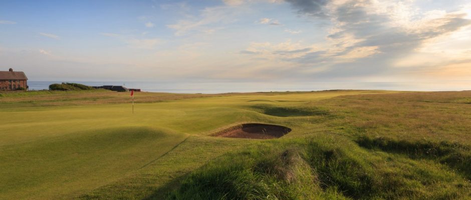 The 17th hole at Royal Porthcawl Golf Club, Wales