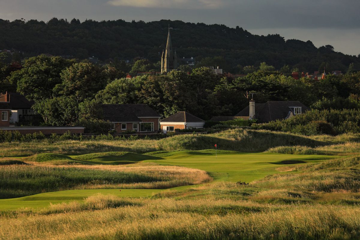 The seventh hole at Hoylake (Royal Liverpool) golf course, Merseyside, England