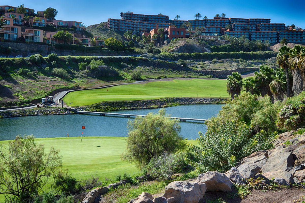 Salobre Golf Resort, Gran Canaria, overlooks the golf club