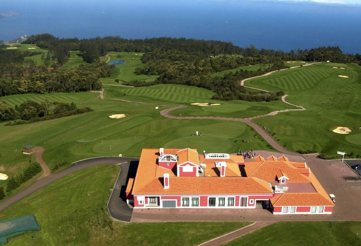 The clubhouse at Santo da Serra Golf Course, Madeira