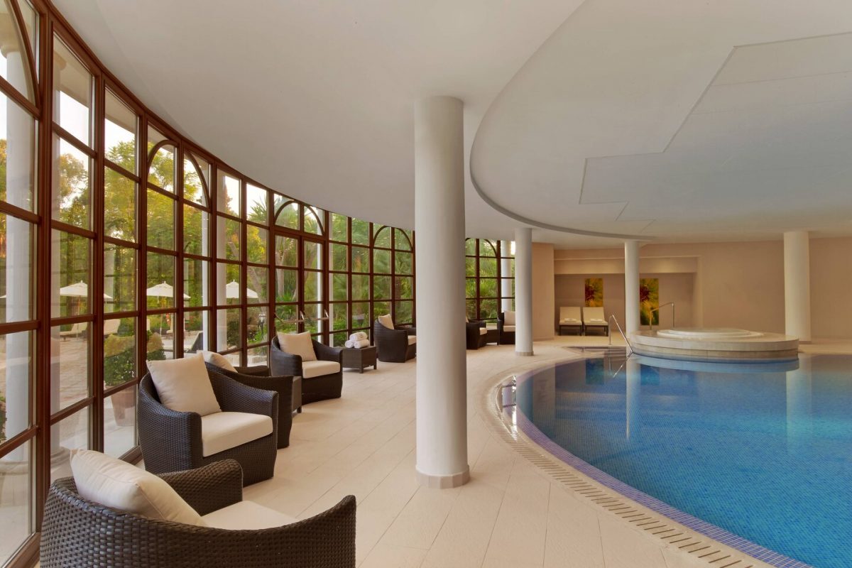 The spa pool at the Sheraton Mallorca Arabella Golf Hotel