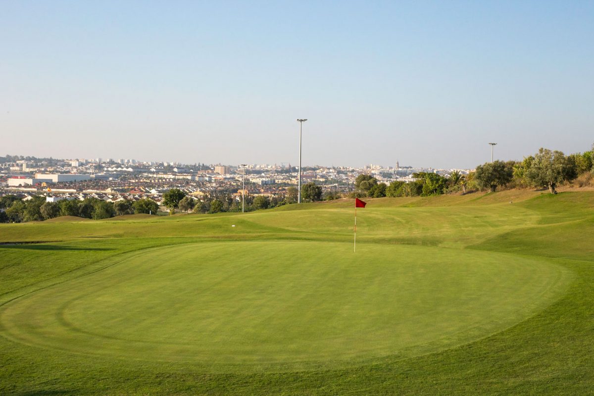 View over Jerez from Sherry Golf Club, Spain