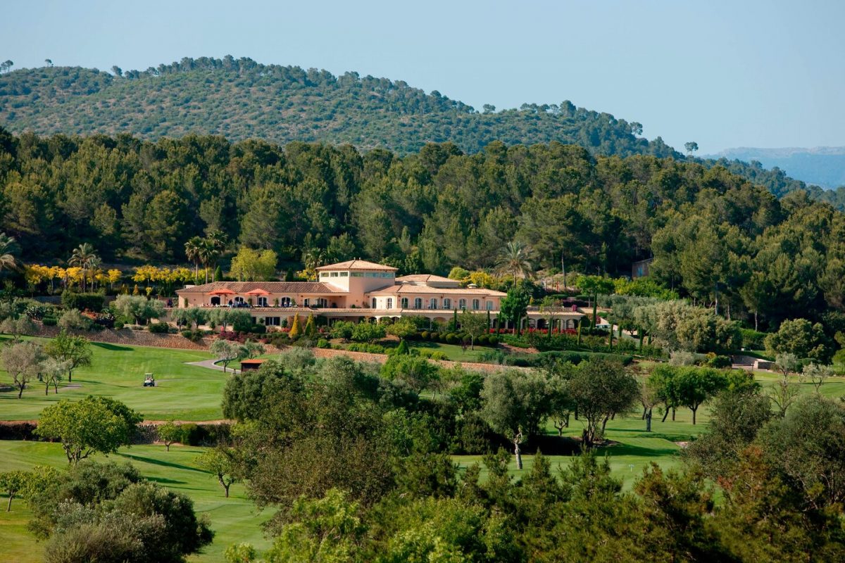 The clubhouse at Son Muntaner Golf Course, Son Vida, Mallorca