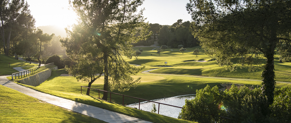 The Son Vida golf course in Mallorca