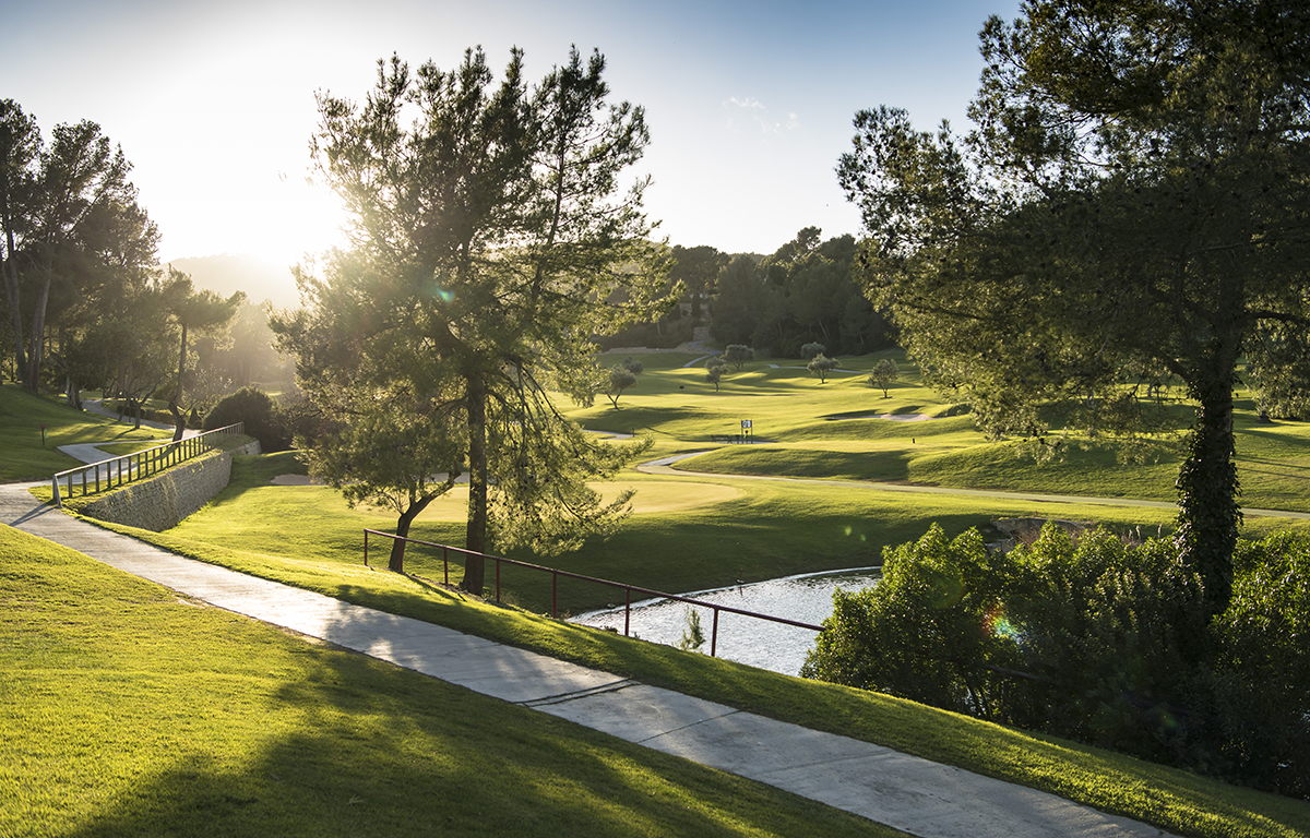 The Son Vida golf course in Mallorca