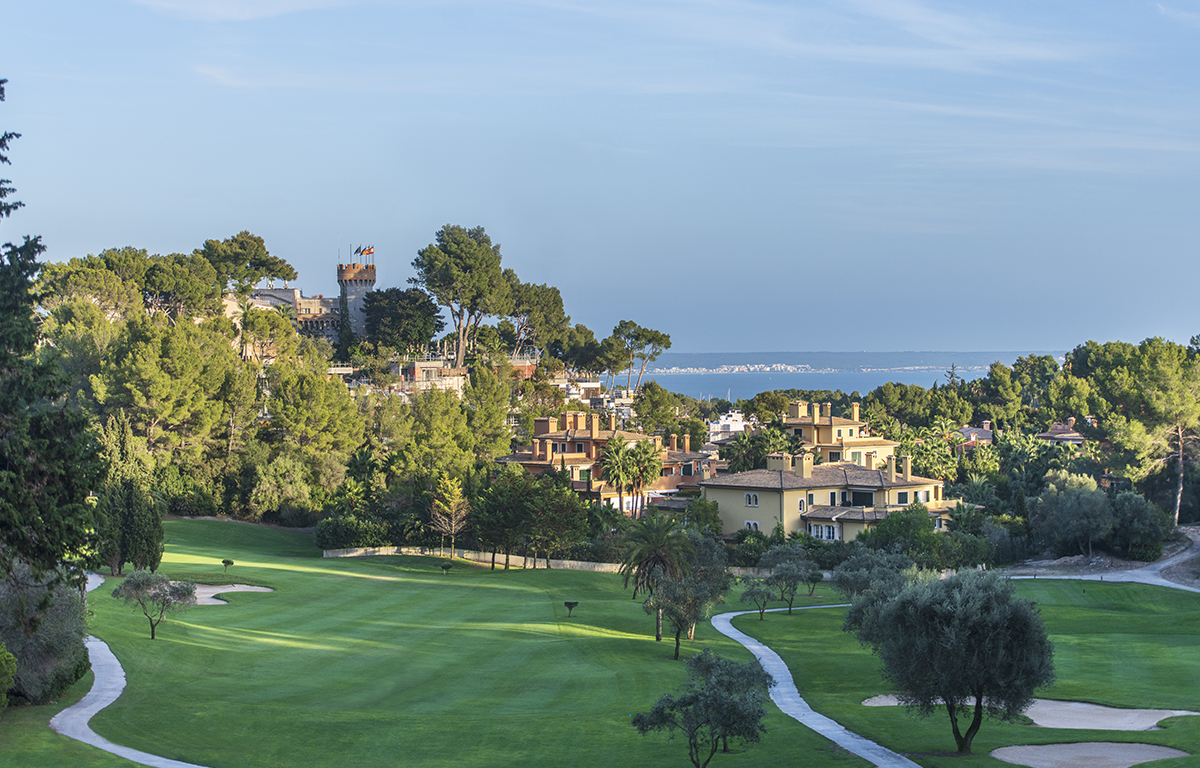 The Son Vida golf course, Mallorca
