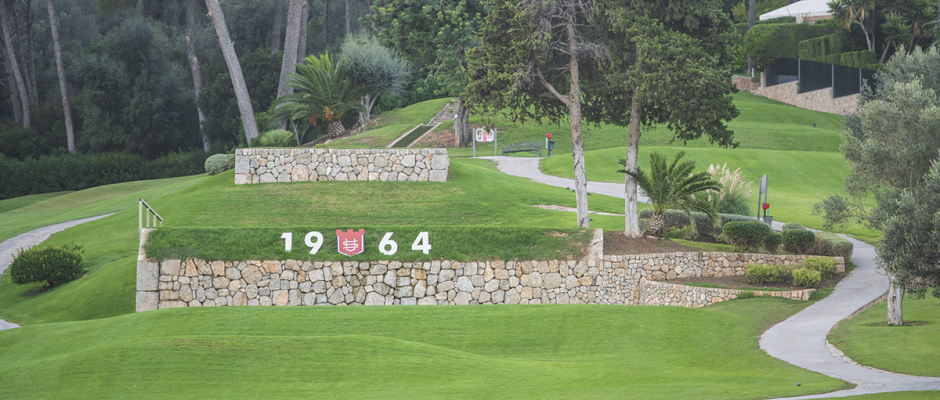 The fifth hole at Son Vida golf course, Mallorca