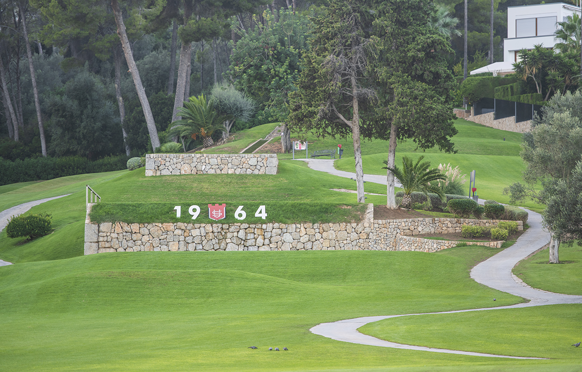 The fifth hole at Son Vida golf course, Mallorca