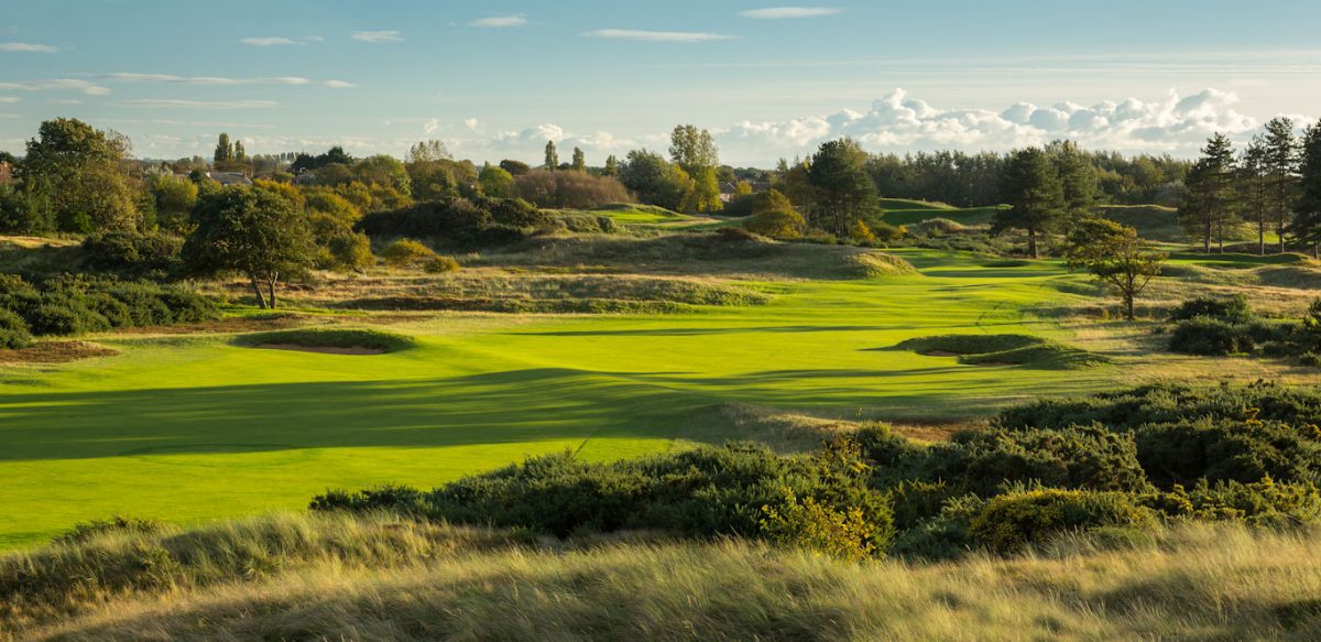 Beautiful fairways at Southport and Ainsdale Golf Club, England