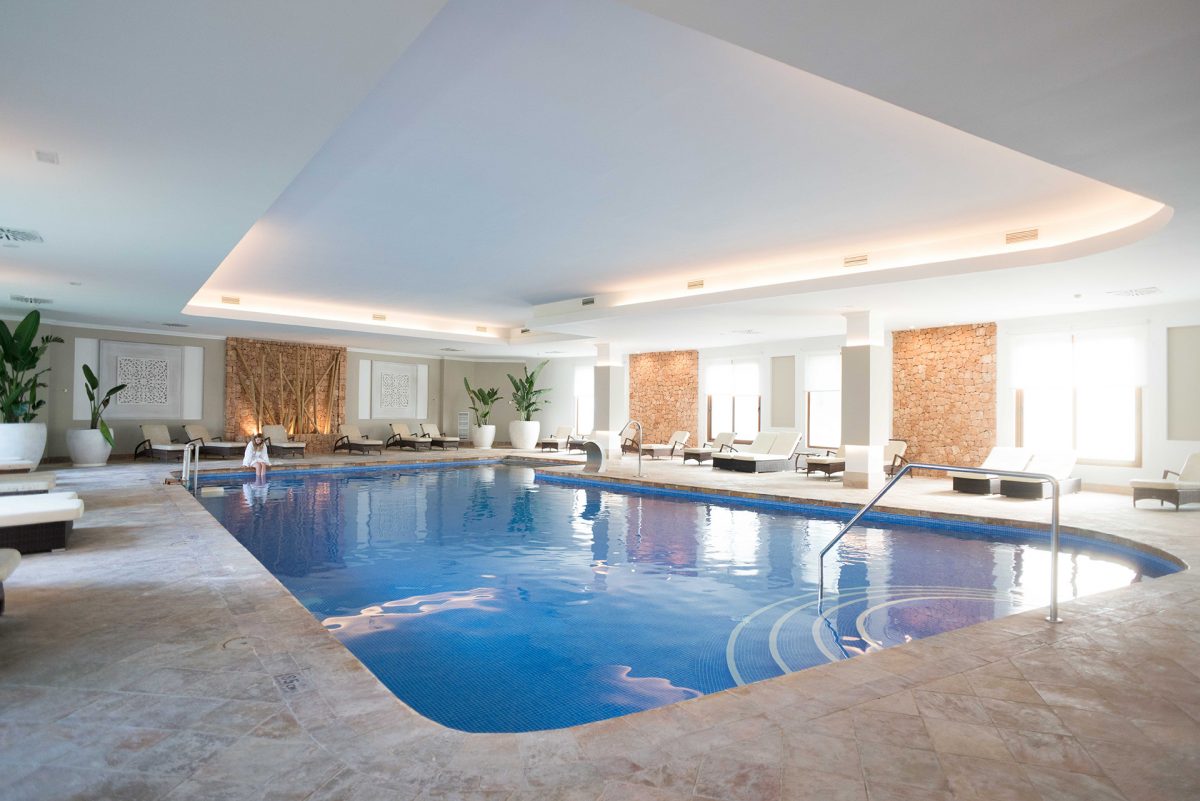 The luxury spa at Son Caliu Spa Oasis Hotel, Mallorca