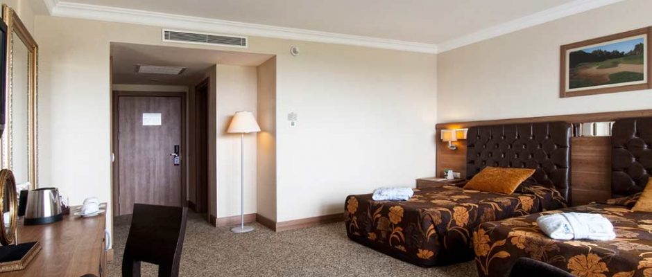 A large bedroom at Sueno Golf Hotel, Belek, Turkey