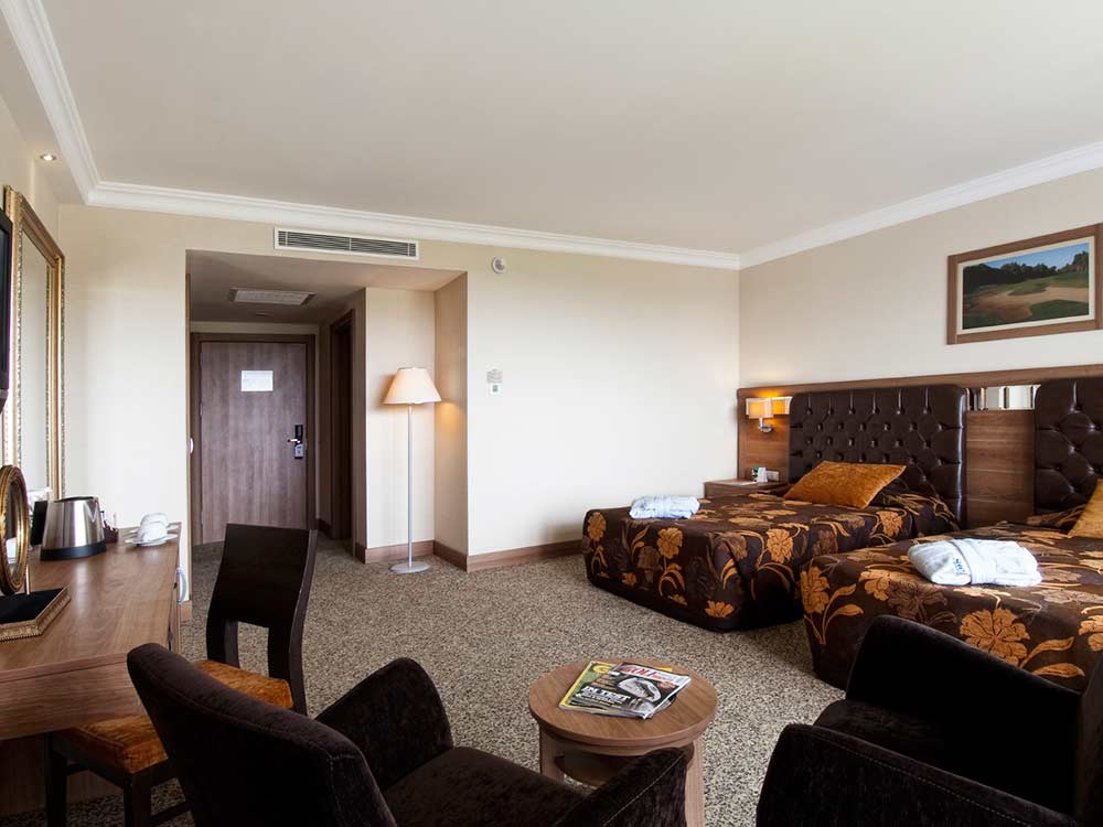 A large bedroom at Sueno Golf Hotel, Belek, Turkey