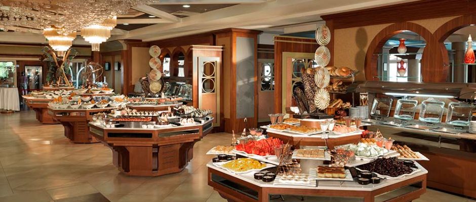 The Albatros restaurant at Sueno Golf Hotel, Belek, Turkey