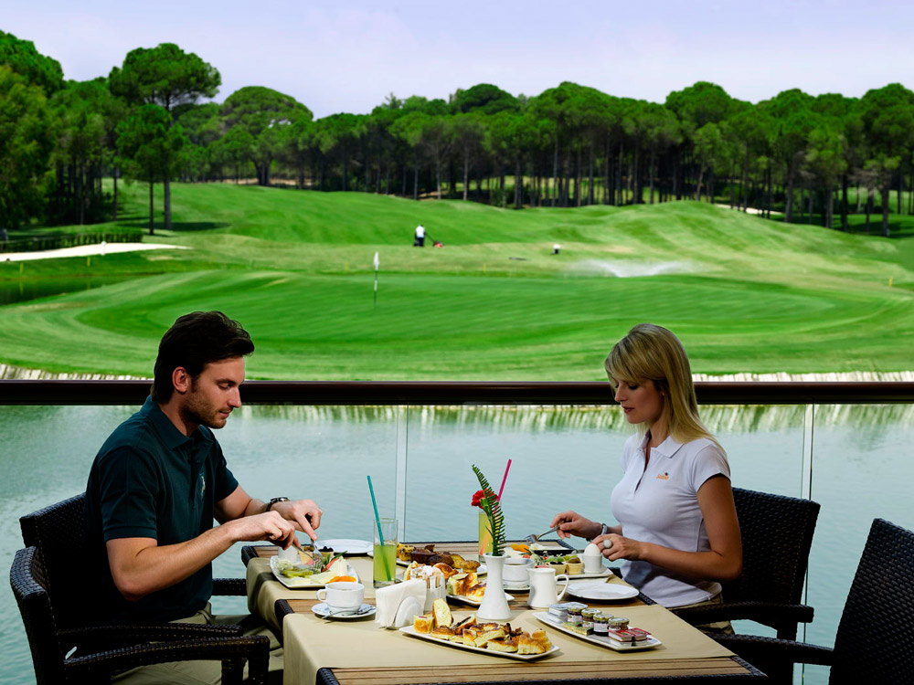 The Sueno Golf clubhouse restaurant, Belek, Turkey