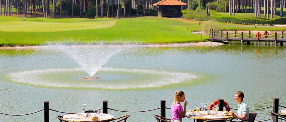 Sueno Golf Clubhouse terrace, Belek, Turkey