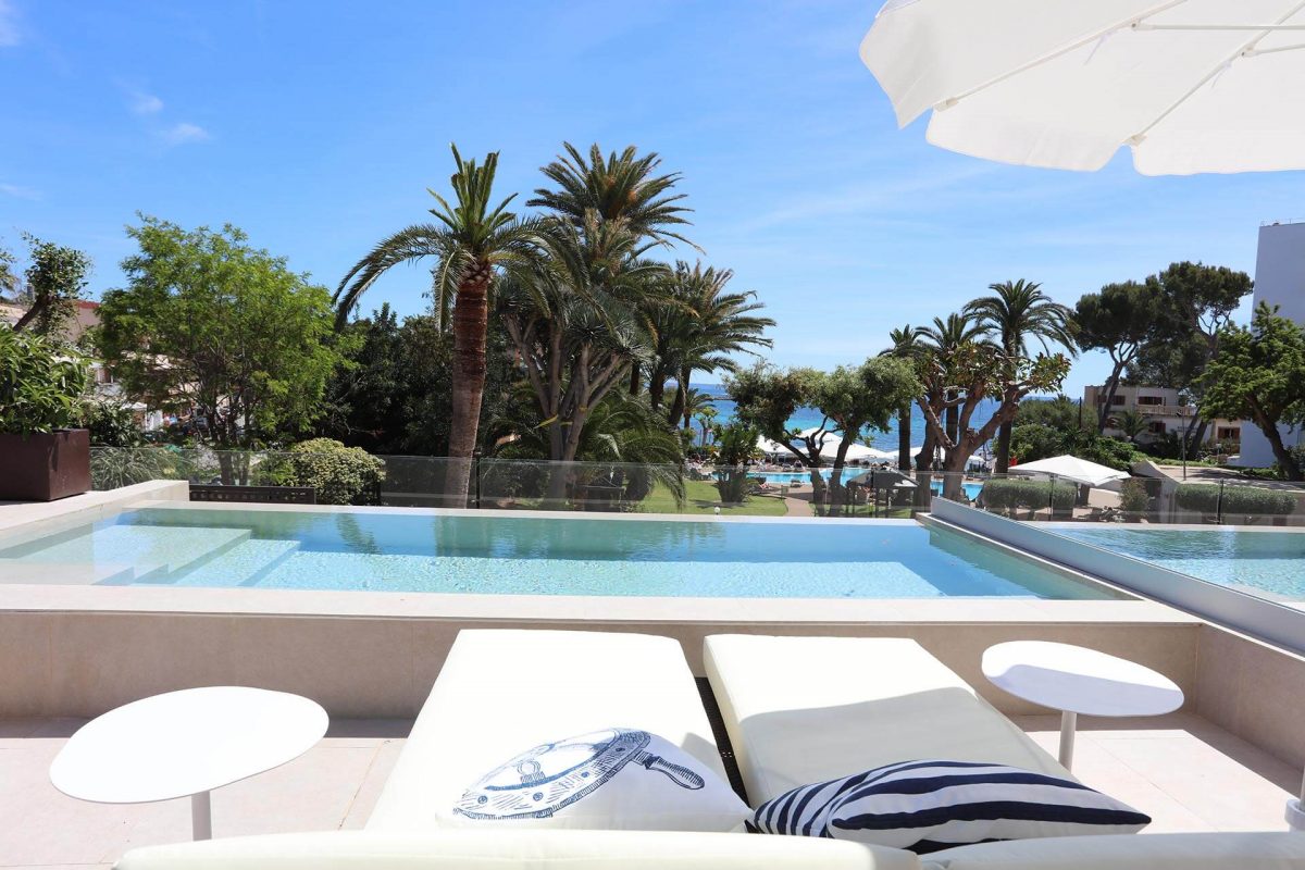 Enjoy your private pool in a suite at Son Caliu Spa Oasis Hotel, Mallorca