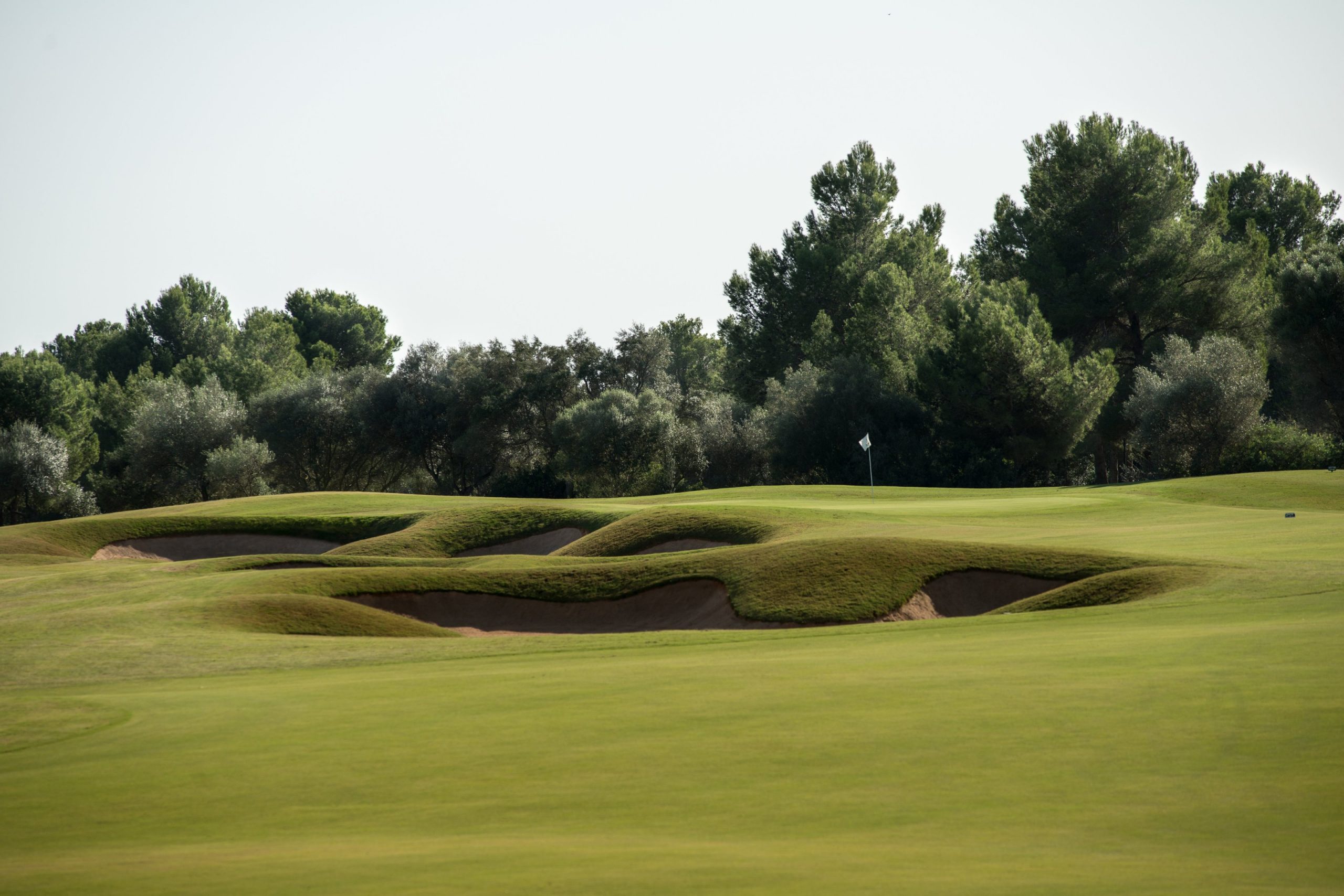Head down at T-Golf, Palma, Mallorca