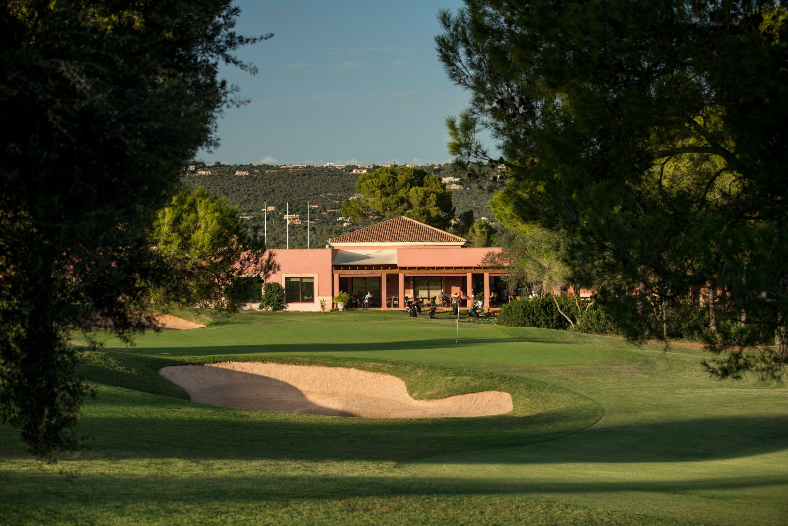 The 18th hole at T-Golf, Palma, Mallorca