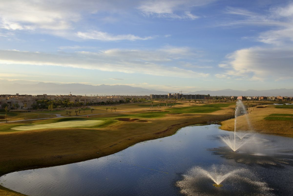 Overview of The Montgomerie Marrakech Golf Club, Morocco. Gof Planet Holidays.