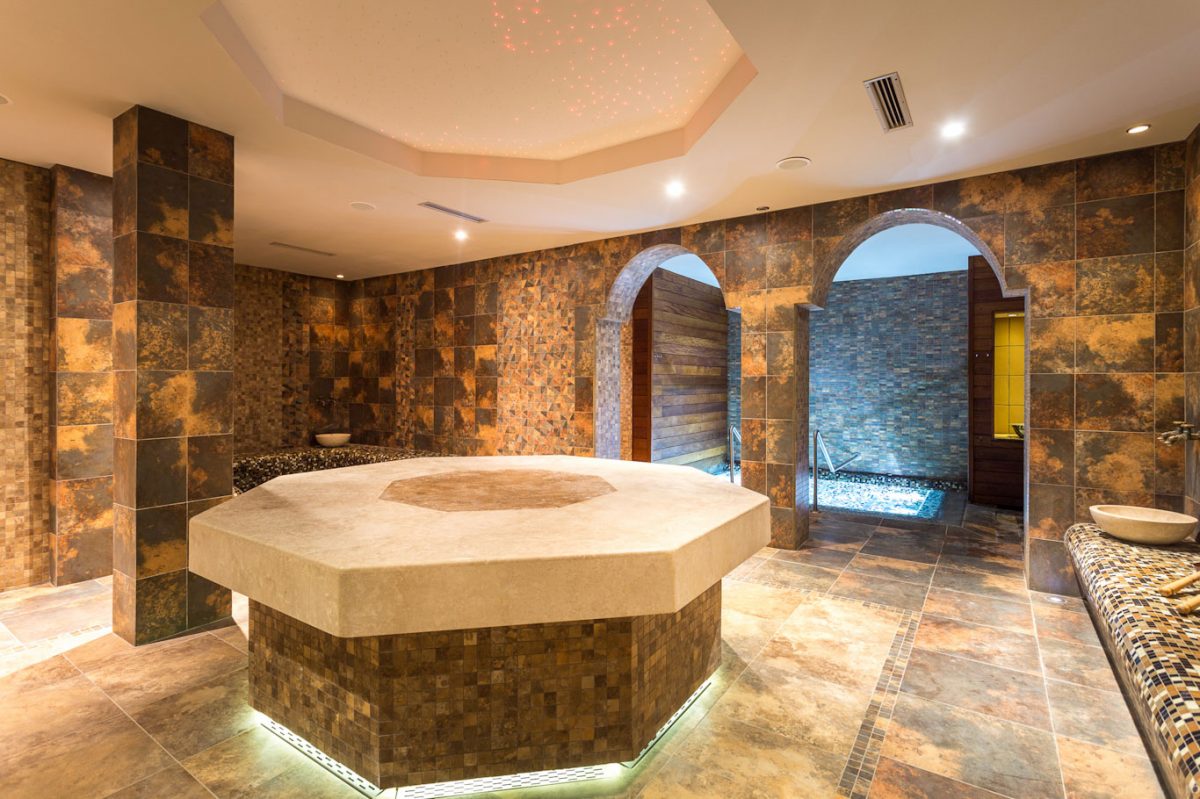The tranquil sauna at Thracian Cliffs Golf Resort and Spa, Cape Kaliakra, Bulgaria
