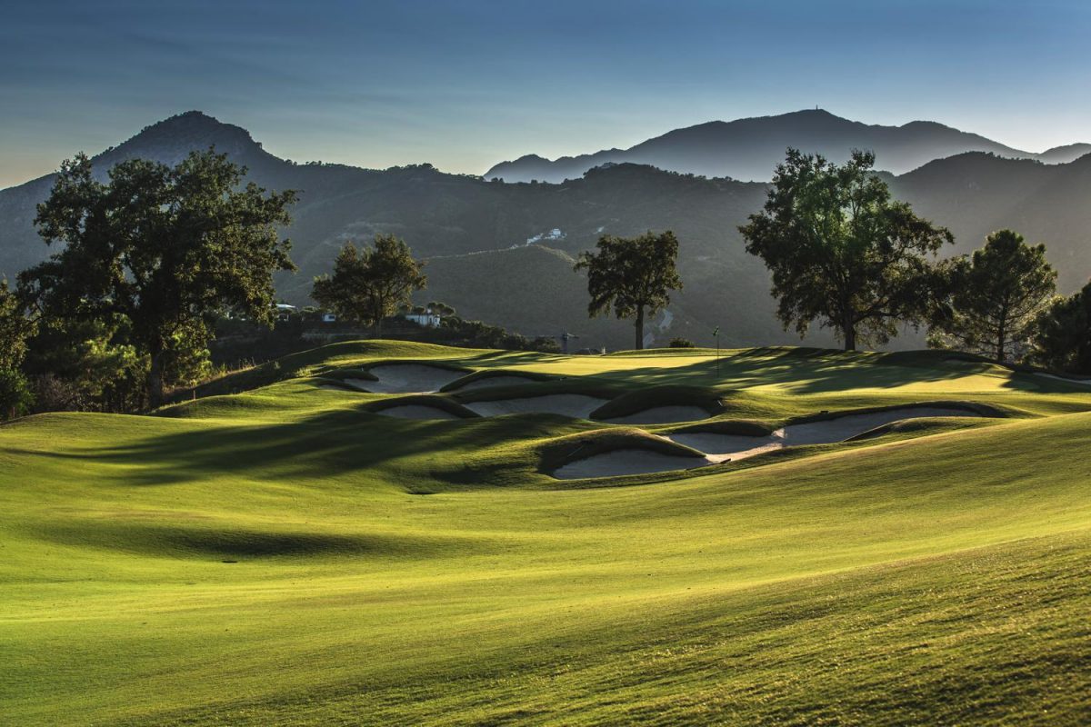 There are two 18 hole courses at La Zagaleta Golf Club, Benahavis, Spain