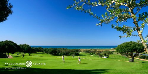 The second hole at the Ocean golf course Vale do Lobo