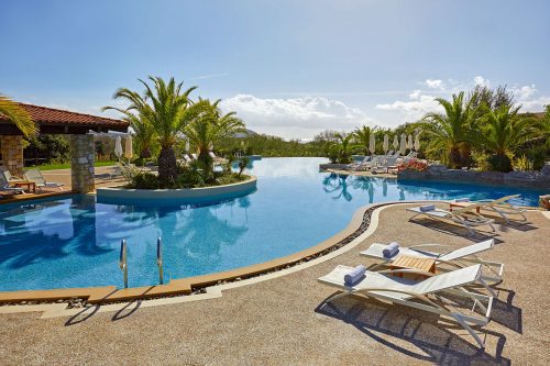 Westin Navarino Lagoon swimming pool, Greece