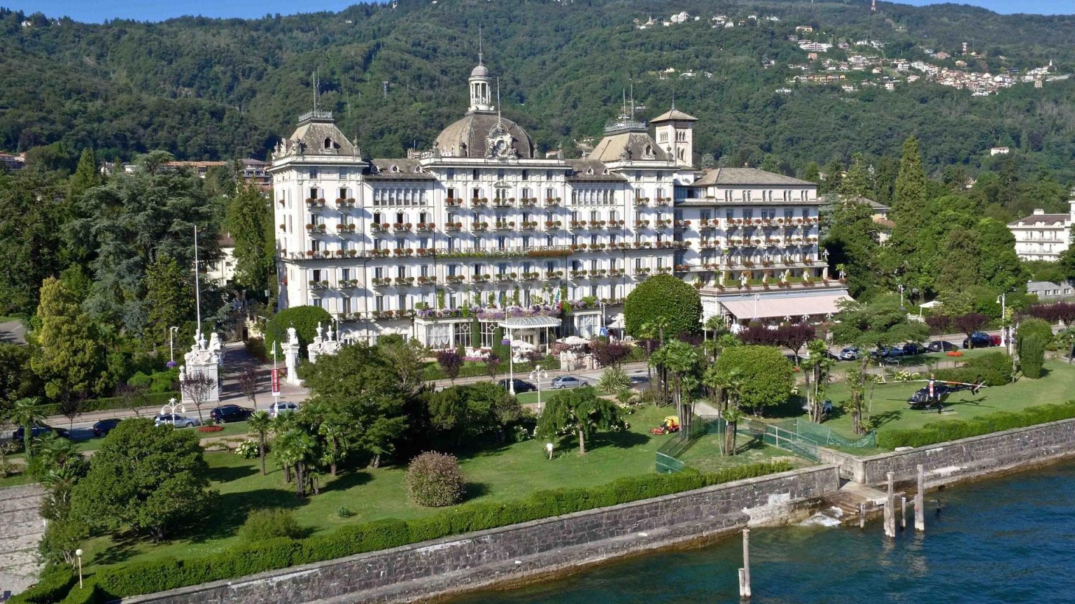 The centuries-old park and Italian gardens at Grand Hotel des Iles Borromees