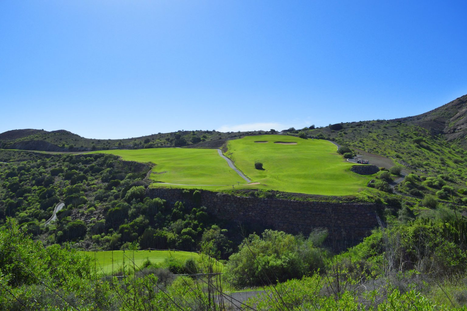 Heading to the heights at Salobre Golf Resort, Gran Canaria