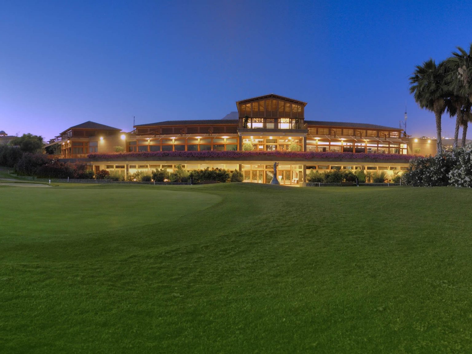 The clubhouse at Las Americas Golf Course, Tenerife