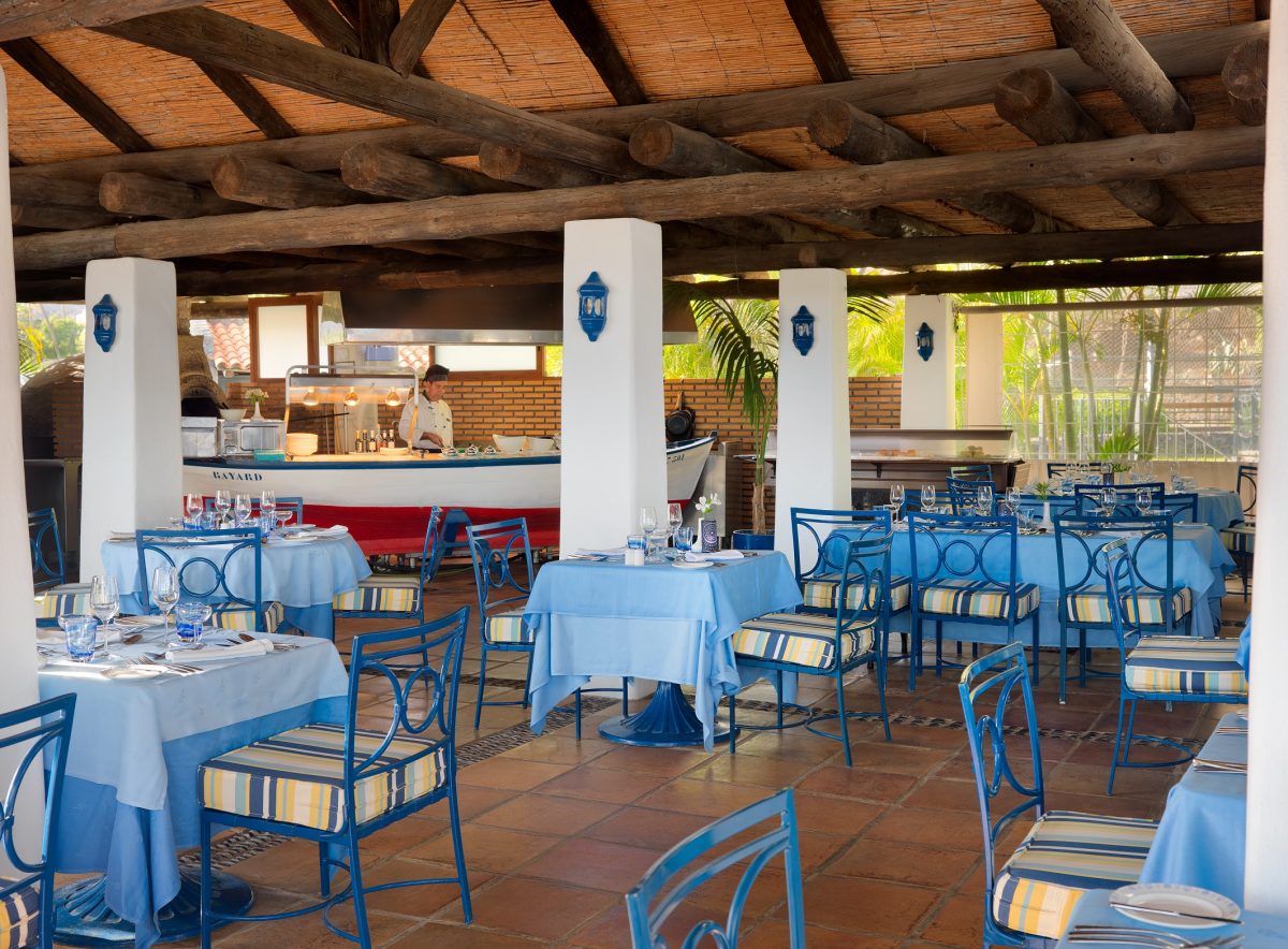 One of the restaurants at Hotel Jardin Tecina, La Gomera, Canary Islands