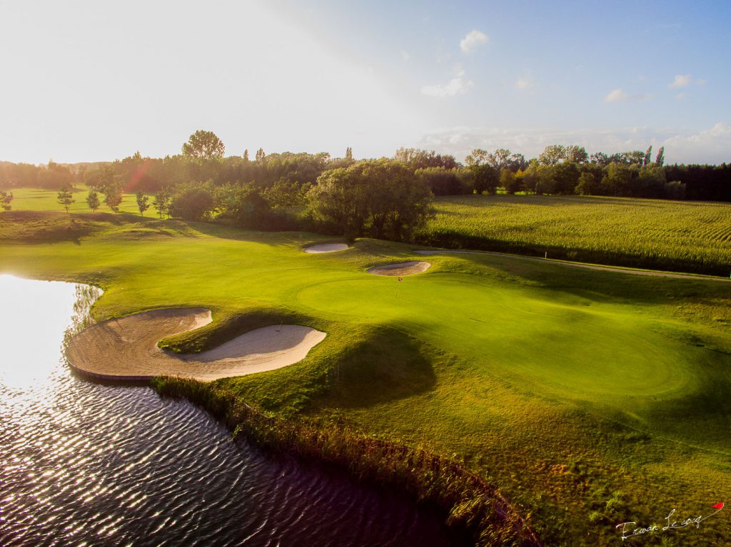 Deep in the countryside at Damme Golf Course, near Bruges, Belgium
