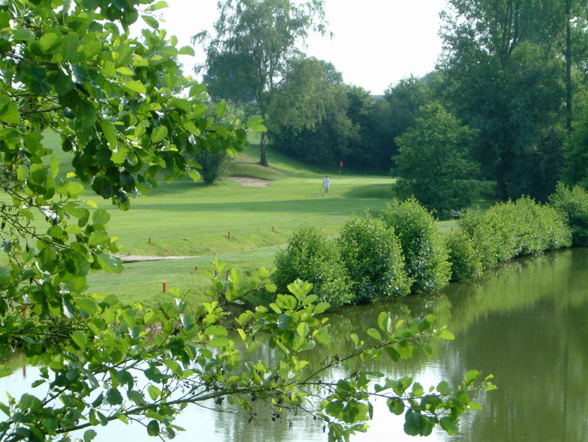 Beautiful countryside around the course at Golf L'Empereur, near Waterloo, Belgium