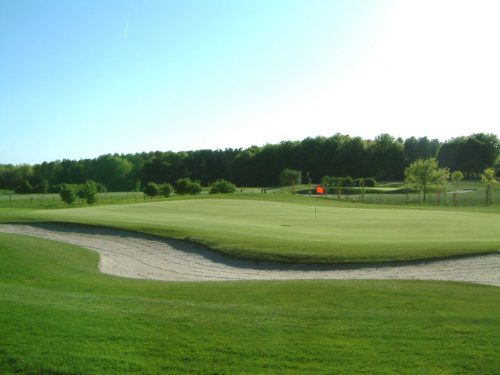 On the green at Golf L'Empereur, near Waterloo, Belgium