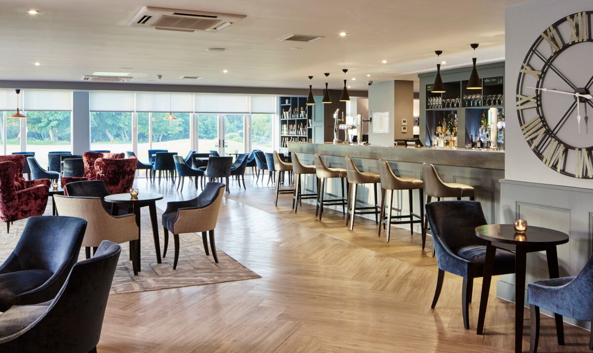 The bar at Formby Hall Golf Resort and Spa Hotel, England